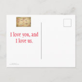 Carte postale vintage Saint-Valentin (Dos)