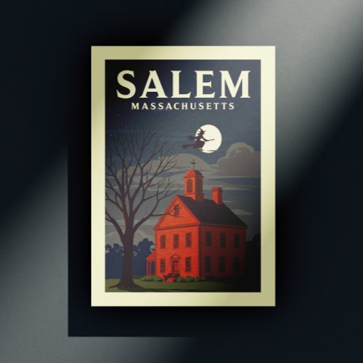 Carte Postale Vintage Salem Massachusetts