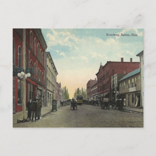 Carte Postale Vintage Salem Ohio (Devant)