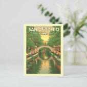 Carte Postale Vintage San Antonio Texas (Debout devant)