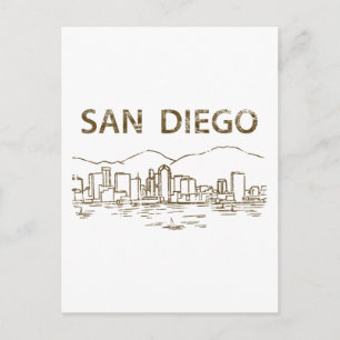 Carte Postale Vintage San Diego