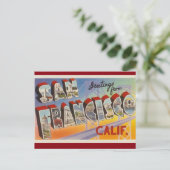 Carte postale Vintage San Francisco (Debout devant)