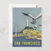 Carte postale vintage San Francisco (Devant / Derrière)