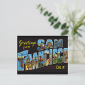 Carte postale Vintage San Francisco (Debout devant)