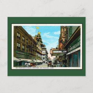 Carte Postale Vintage San Francisco Chinatown