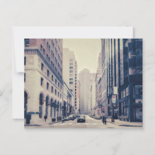 Carte Postale Vintage San Francisco Downtown Street