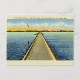 Carte postale vintage Sandusky Ohio