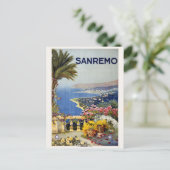 Carte postale vintage Sanremo Italie (Debout devant)