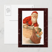 Carte postale vintage Santa Claus (Devant / Derrière)