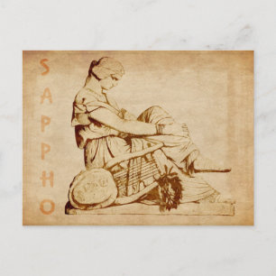 Carte postale vintage Sappho
