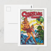 Carte Postale Vintage Sci Fi, 1947 (Devant / Derrière)