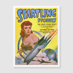 Carte Postale vintage Sci Fi Comic Startling Stori