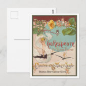 Carte postale vintage Shakespeare Book Cover (Devant / Derrière)