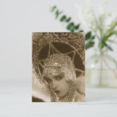 Carte Postale Vintage Showgirl (Debout devant)