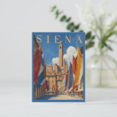 Carte Postale Vintage Siena Italie Voyage (Debout devant)
