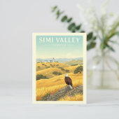 Carte Postale Vintage Simi Valley Californie (Debout devant)