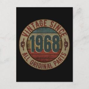 CARTE POSTALE VINTAGE SINCE 1968 ALL ORIGINAL PARTS