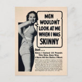 Carte postale vintage Skinny Girl Advertisement  (Devant)