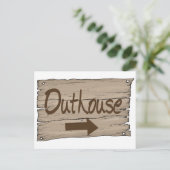 Carte Postale vintage sortie droite (Debout devant)