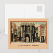 Carte Postale Vintage Southampton Le Bargate (Devant / Derrière)