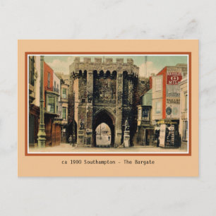 Carte Postale Vintage Southampton Le Bargate