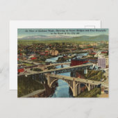 Carte Postale Vintage, Spokane, Washington (Devant / Derrière)