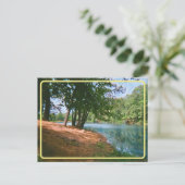 Carte postale vintage Springtime Lake (Debout devant)