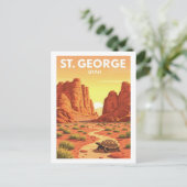 Carte Postale Vintage St. George Utah (Debout devant)