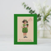 Carte postale vintage St. Patrick's Day (Debout devant)