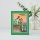 Carte postale vintage St Patrick's Day (Debout devant)