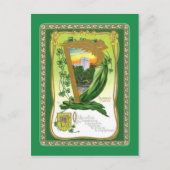 Carte postale vintage St Patrick's Day (Devant)
