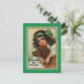 Carte postale vintage St Patrick's Day (Debout devant)