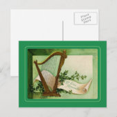 Carte postale vintage St Patrick's Day (Devant / Derrière)