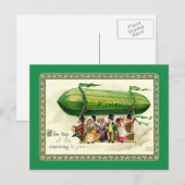 Carte postale vintage St Patrick's Day (Devant / Derrière)