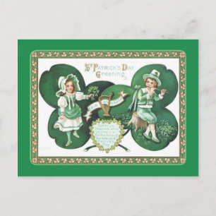 Carte postale vintage St Patrick's Day