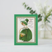 Carte postale vintage St Patrick's Day (Debout devant)
