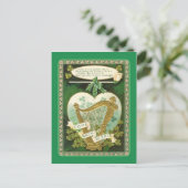 Carte postale vintage St Patrick's Day (Debout devant)