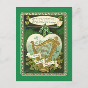 Carte postale vintage St Patrick's Day