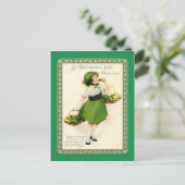 Carte postale vintage St Patrick's Day (Debout devant)