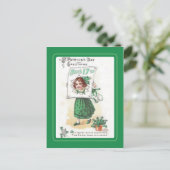 Carte postale vintage St Patrick's Day (Debout devant)