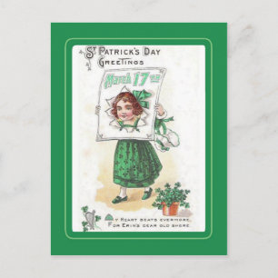 Carte postale vintage St Patrick's Day
