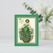 Carte postale vintage St Patrick's Day (Debout devant)