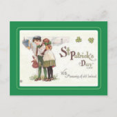 Carte postale vintage St Patrick's Day (Devant)