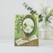 Carte postale vintage St. Patrick's Day (Debout devant)