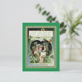 Carte postale vintage St Patrick's Day (Debout devant)