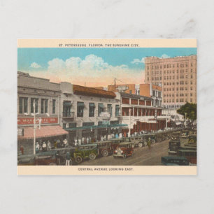 Carte postale vintage St Petersburg Florida