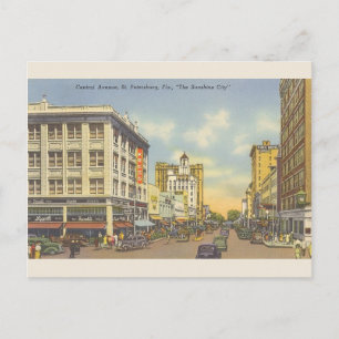 Carte postale vintage St Petersburg Florida