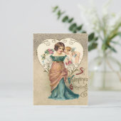 Carte postale vintage St. Valentine Greeting (Debout devant)