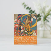 Carte Postale Vintage Stockholm Suède - (Debout devant)