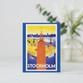 Carte Postale Vintage Stockholm Sweden Postcard (Debout devant)